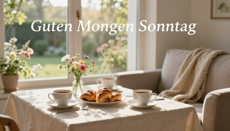 guten morgen sonntag