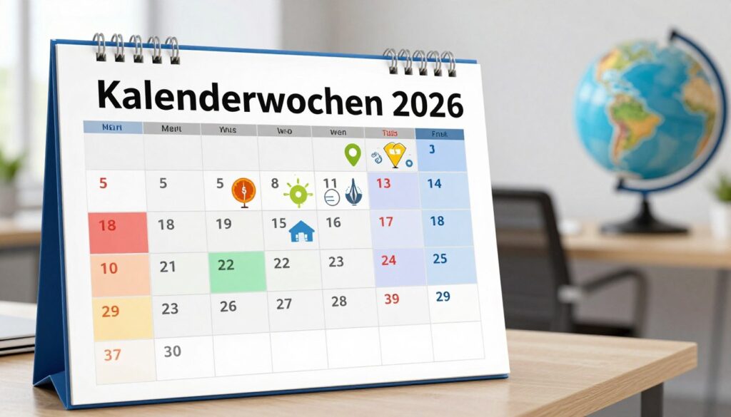 Kalenderwochen 2026: Übersicht und internationale Zählweise